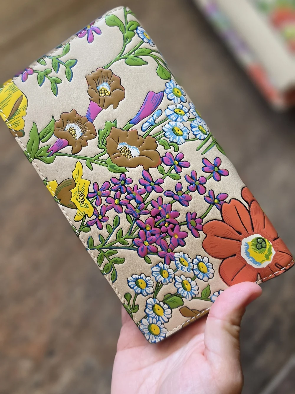 Coach Floral Print Shoulder Bag & Wallet - Multicolor
